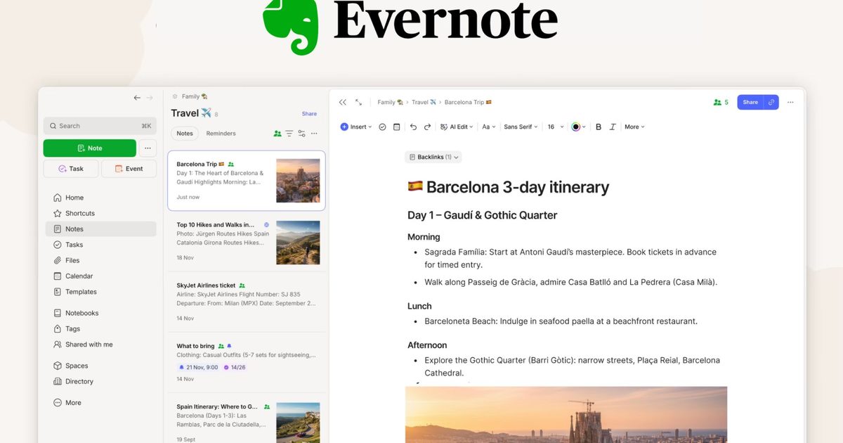 Evernote finally brings back tabbed view, but are its rising prices pushing loyal users away?