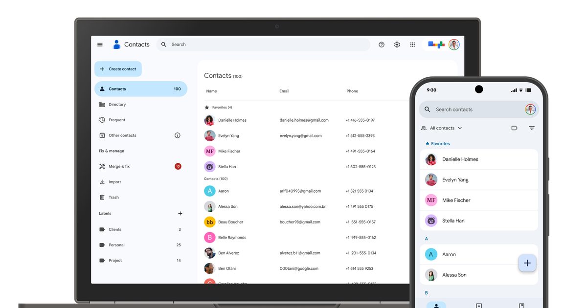 Le nouveau sélecteur de contacts d'Android 17 empêche les applications d'accéder à toute votre liste de contacts