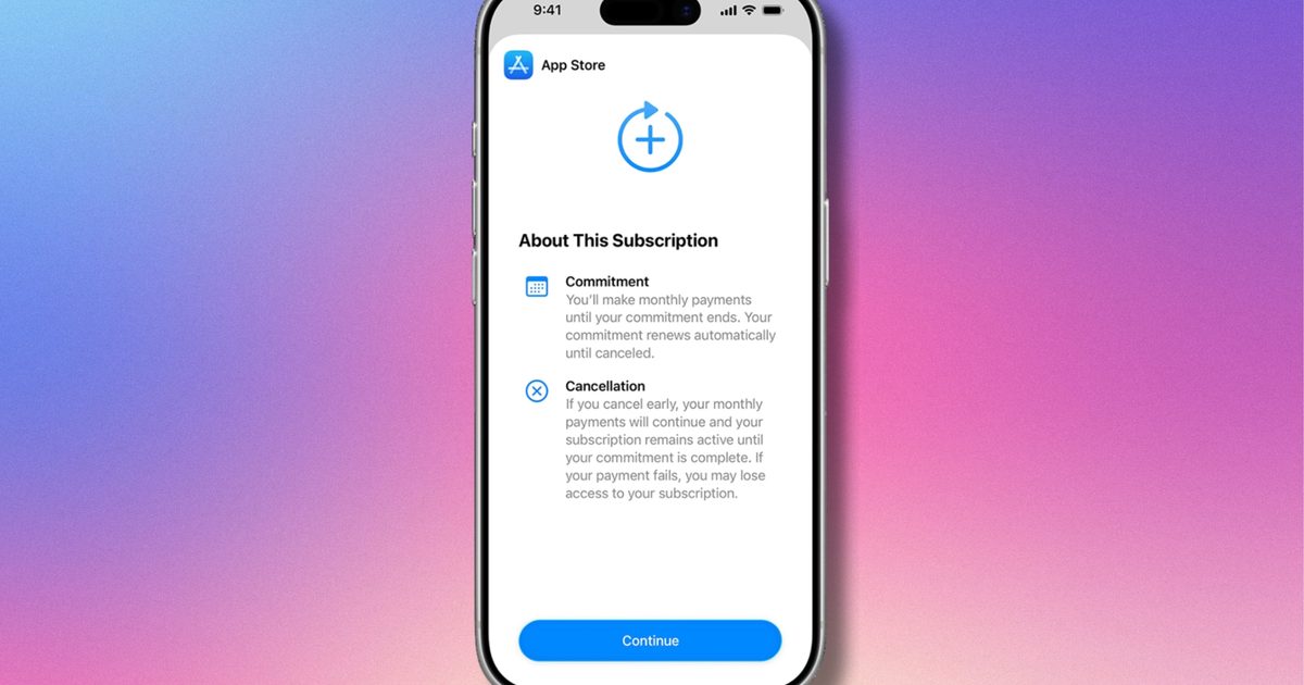 Apple’s new App Store plan lets you pay monthly for annual subscriptions with a catch