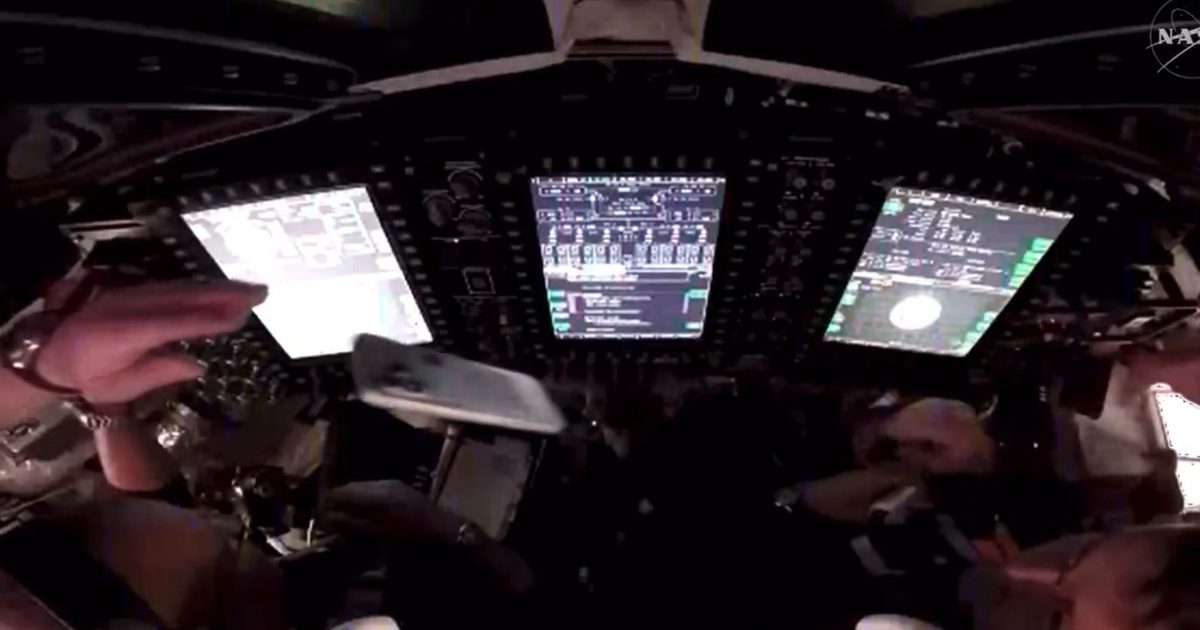 Artemis II crew videos show astronauts goofing around with an iPhone in space