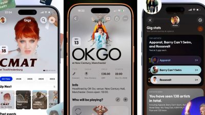 La nouvelle application Gigs utilise l'IA pour organiser vos souvenirs musicaux en direct