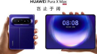 Le large pliable élégant de Huawei vole déjà le tonnerre sur l'iPhone Fold