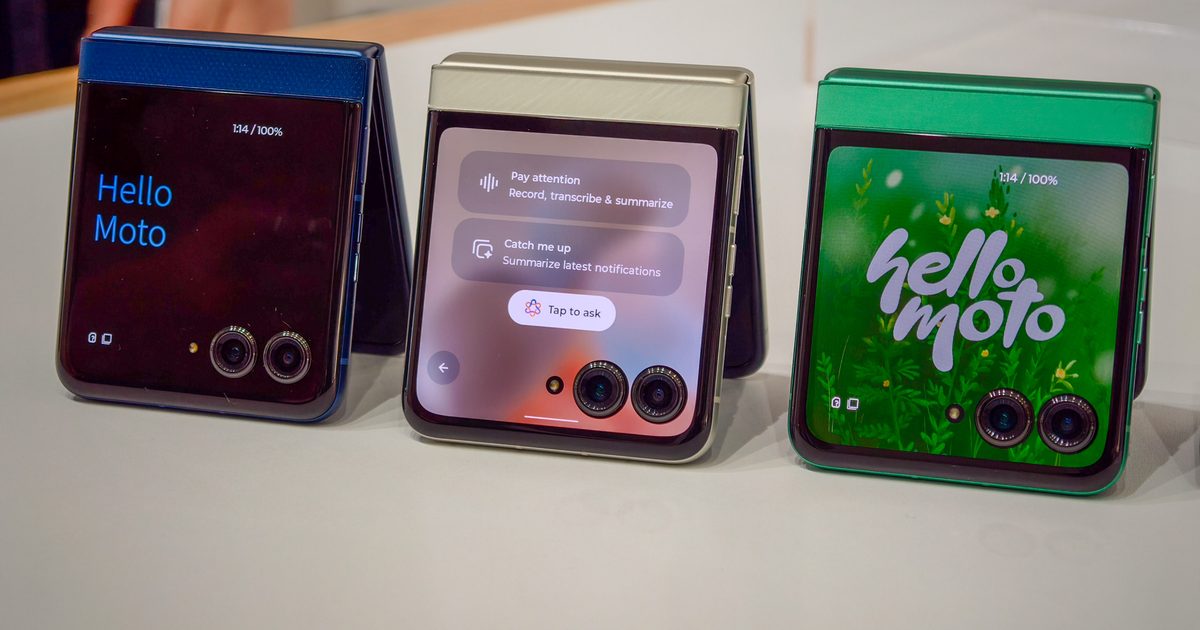 Motorola fixe la date de lancement d'une nouvelle gamme de téléphones pliables Razr  