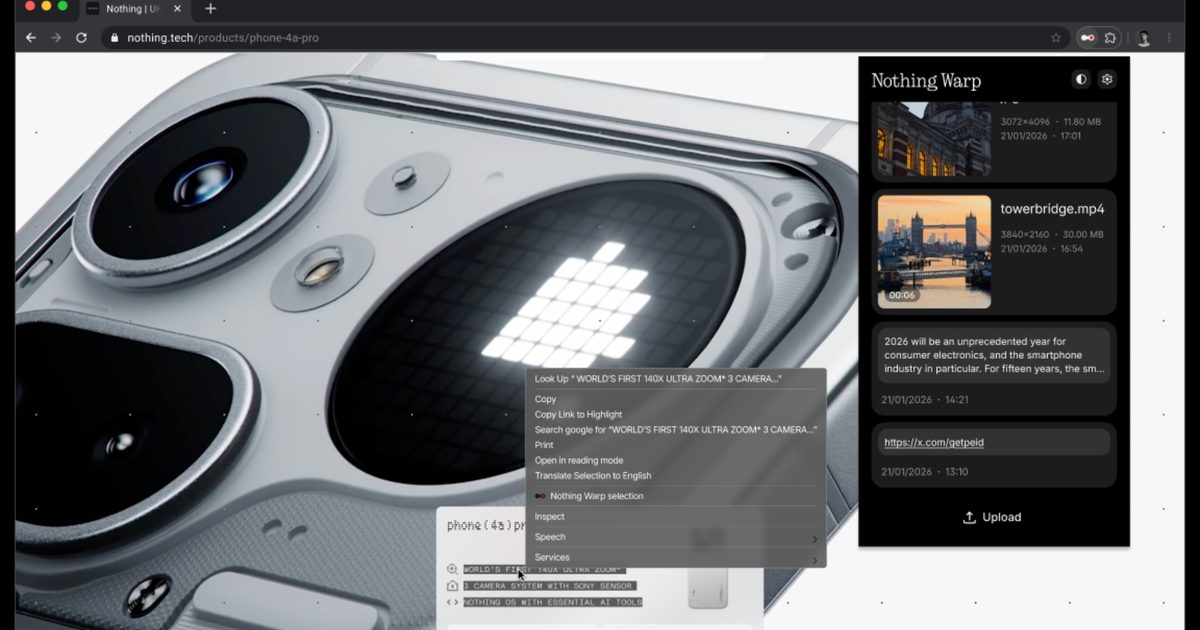 Nothing Warp est de retour, mais vous devrez sauter à travers les cerceaux pour l'utiliser réellement