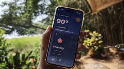 J'ai essayé cette application météo inspirée des Pokémon, et vérifier la météo ressemble maintenant à une chasse aux Pokédex