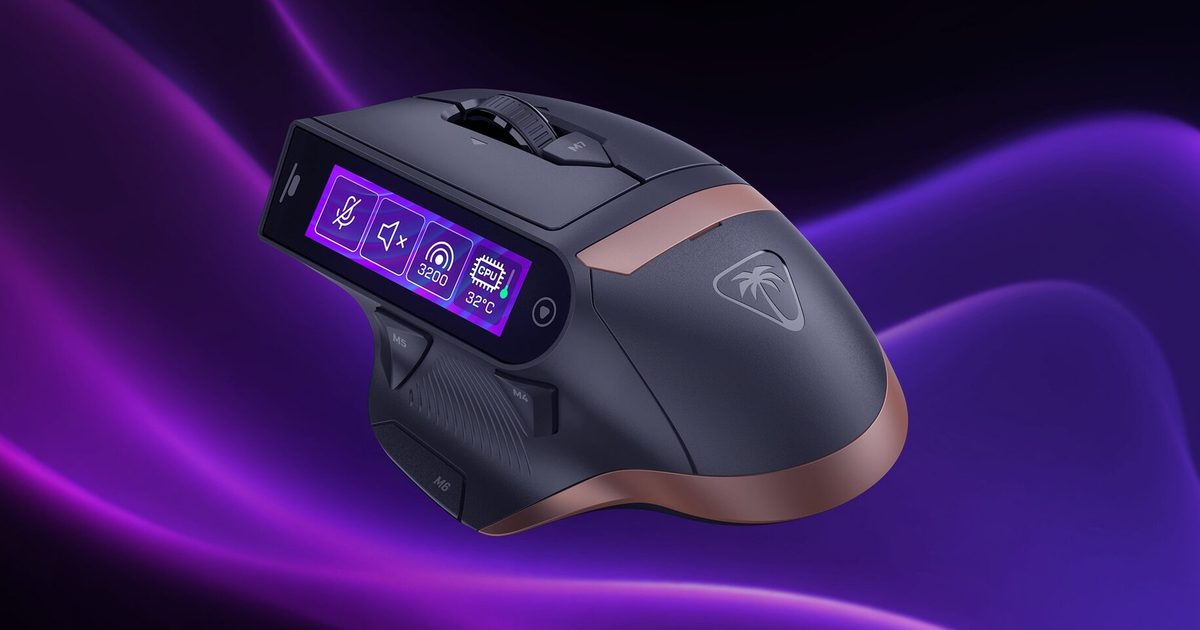 Turtle Beach put a controls display on its Command Series MC7 gaming mouse