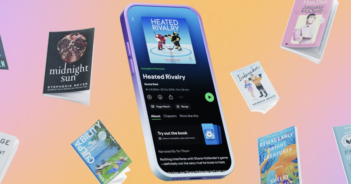 Vous pouvez maintenant acheter des livres physiques dans l'application Spotify