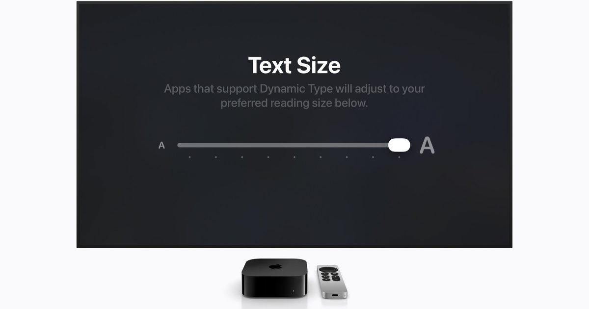 tvOS 27 obtient enfin cette fonctionnalité d'accessibilité iOS, et vos yeux vous en remercieront