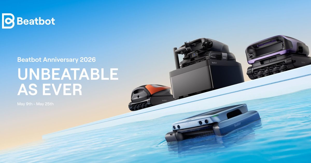 La campagne anniversaire de Beatbot transforme le nettoyage de piscine en une décision d'achat plus intelligente