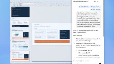 ChatGPT arrive sur PowerPoint et veut que vous vous frayiez un chemin à travers les diapositives