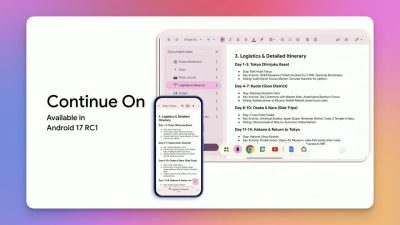 Android 17 obtient enfin la fonctionnalité Handoff d'Apple, et il est temps