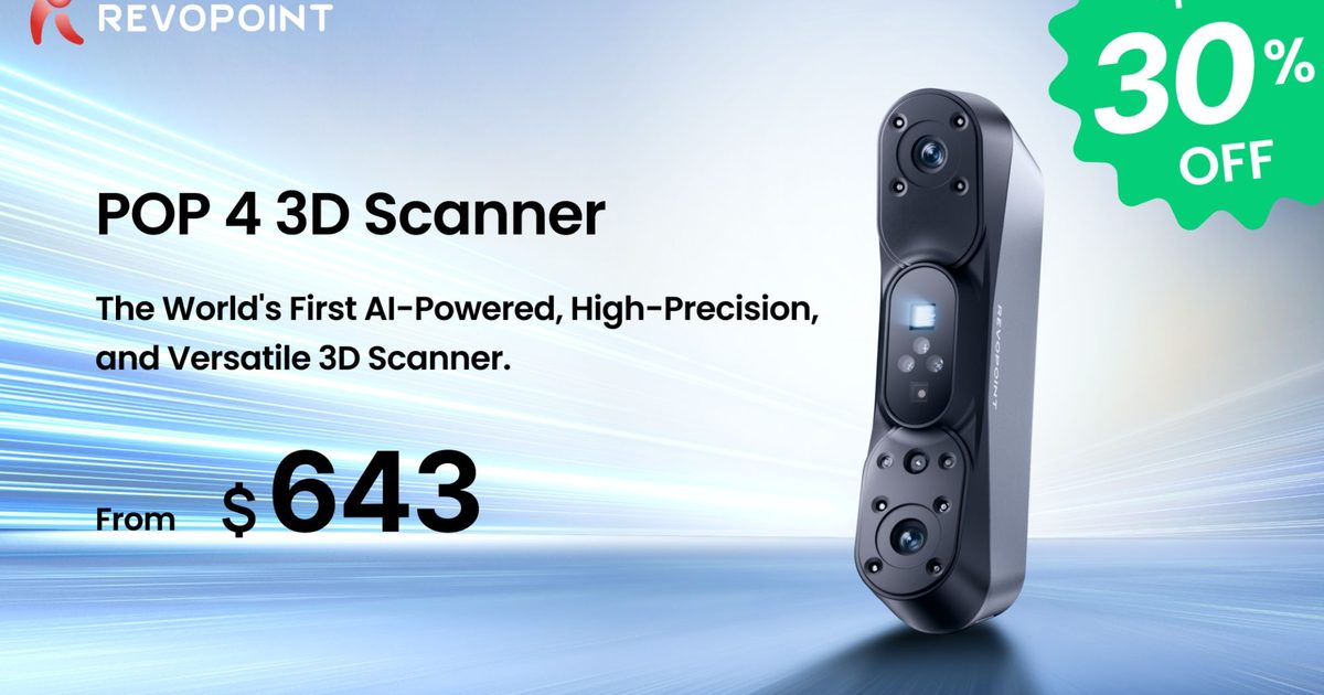 Lancement de REVOPOINT POP 4 sur Kickstarter : le premier scanner 3D alimenté par l'IA avec exportation d'éclaboussures gaussiennes 3D photoréal