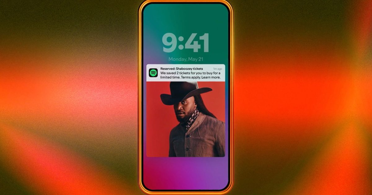 Vos artistes les plus joués sur Spotify pourraient vous donner un accès anticipé à leurs billets de tournée